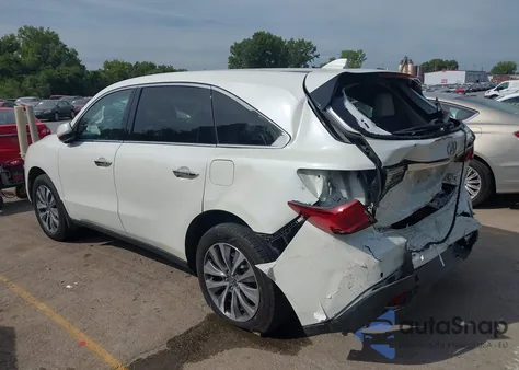 2014 Acura Mdx Technology Package from USA, damaged, VIN 5FRYD4H49EB035830